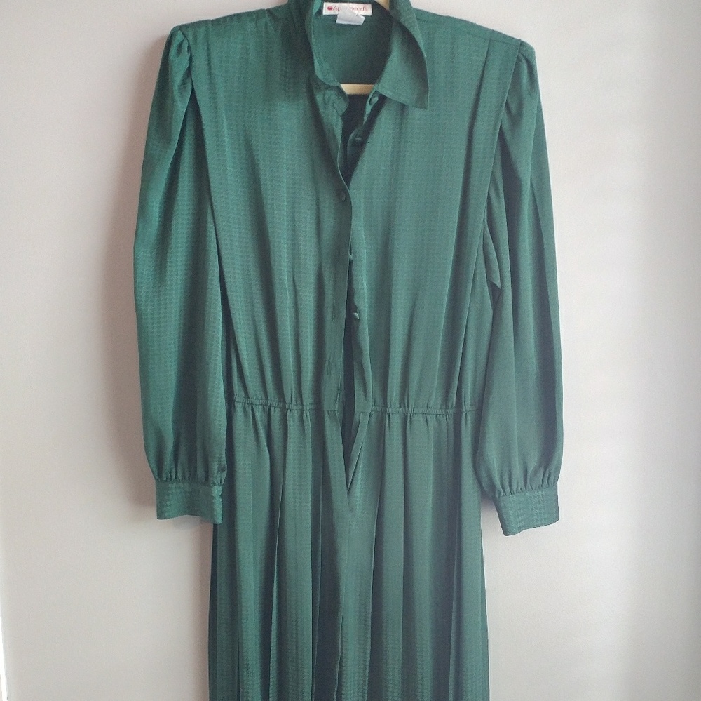 Vintage Emerald Green Dress